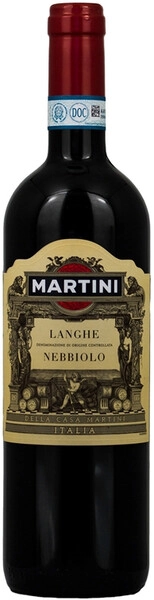 Вино Martini Langhe Nebbiolo, Piemonte DOC