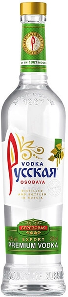 Водка Русская Березовая, 0.5 л