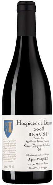 Вино Domaine Agnes Paquet, Hospices de Beaune Beaune 1-er Cru Cuvee Guigone de Salins AOC, 2008