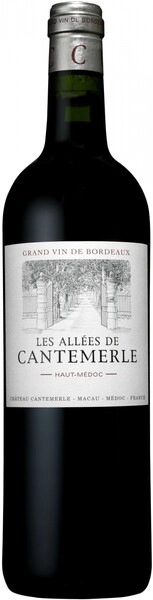 Вино Les Allees de Cantemerle, Haut-Medoc AOC, 2012