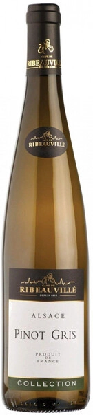 Вино Cave de Ribeauville, Pinot Gris, Alsace AOC, 2019