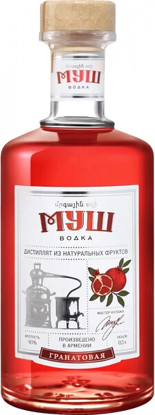 Водка Муш Гранатовая, 0.5 л