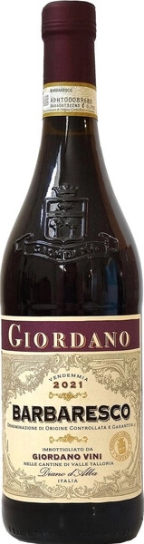 Вино Giordano Barbaresco DOCG, 2021