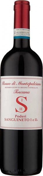 Вино Poderi Sanguineto I e II, Rosso di Montepulciano DOC, 2021