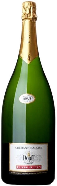 Игристое вино Dopff au Moulin, Cremant d'Alsace Cuvee Julien Brut, 1.5 л