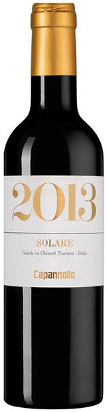 Вино Capannelle, Solare Vino da Tavola di Toscana Rosso IGT Sangiovese, 2013, 375 мл