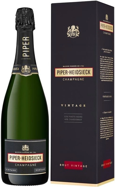Шампанское Piper-Heidsieck, Vintage Brut, Champagne AOC, 2014, gift box Wine Store