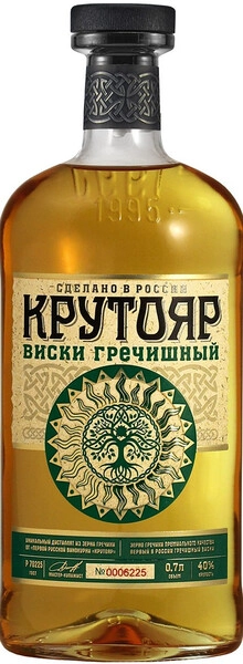 Виски "Крутояр" Гречишный, 0.7 л