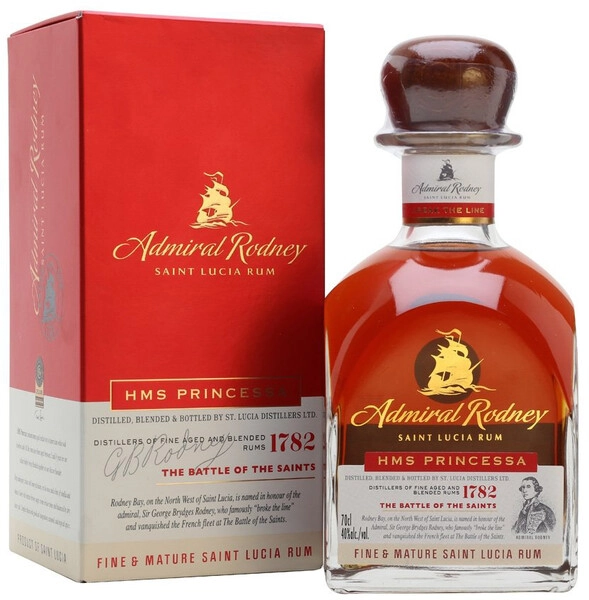 Ром Admiral Rodney HMS Princessa, gift box, 0.7 л