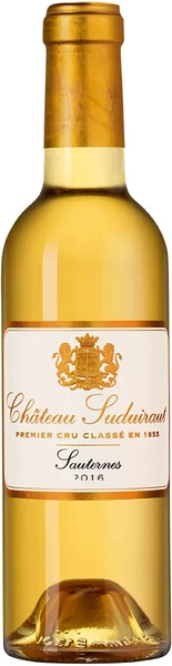 Вино Chateau Suduiraut, Sauternes 1er Grand Cru Classe AOC, 2016, 375 мл