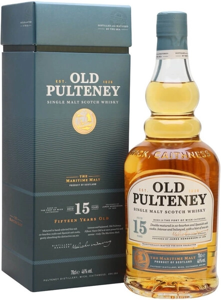 Виски Old Pulteney 15 Years Old, gift box, 0.7 л