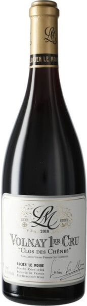Вино Lucien Le Moine, Volnay 1er Cru Clos des Chenes AOC, 2018