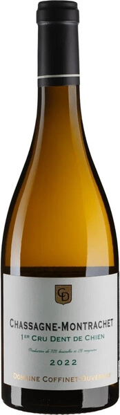 Вино Domaine Coffinet-Duvernay, Chassagne-Montrachet 1er Cru Dent de Chien AOC, 2022