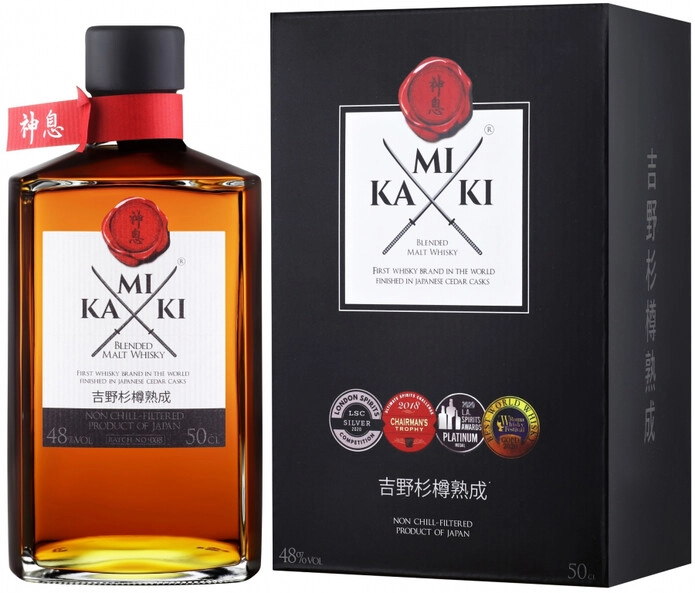 Виски "Kamiki" Original Blended Malt, gift box, 0.5 л