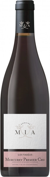 Вино Domaine MIA, Les Vasees Mercurey Premier Cru AOC, 2020
