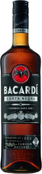 Ром Bacardi Carta Negra, 0.7 л