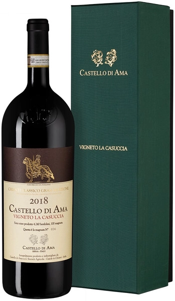 Вино Castello di Ama, Chianti Classico Gran Selezione DOCG Vigneto La Casuccia, 2018, gift box, 1.5 л