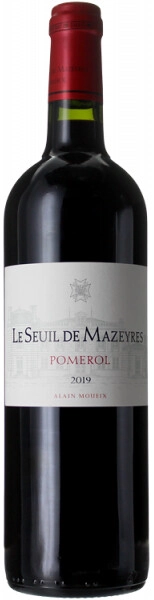 Вино Le Seuil de Mazeyres, Pomerol AOC, 2019