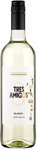 Вино Tres Amigos Blanco Semi Dulce
