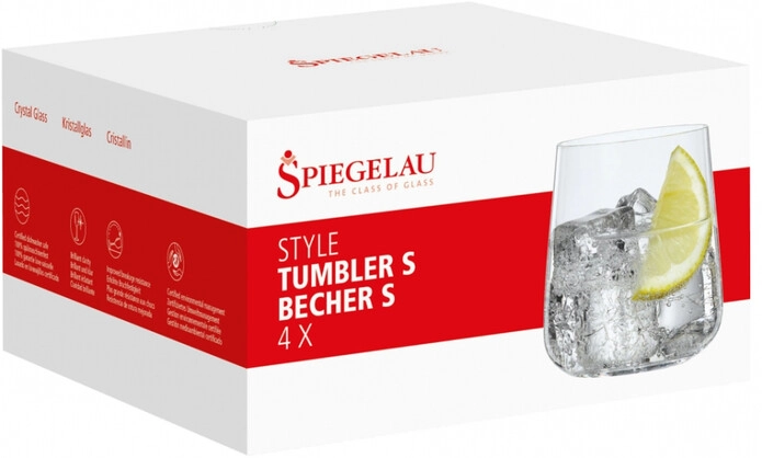 Бокалы без ножки/стаканы Spiegelau, Style Tumblers, set of 4 pcs, 340 мл