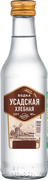 Водка "Усадская" Хлебная, 250 мл