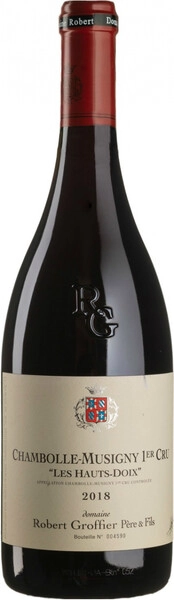Вино Domaine Robert Groffier Pere & Fils, Chambolle-Musigny 1er Cru Les Hauts-Doix AOC, 2018
