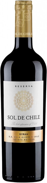 Вино Sol de Chile Syrah Reserva, 2019