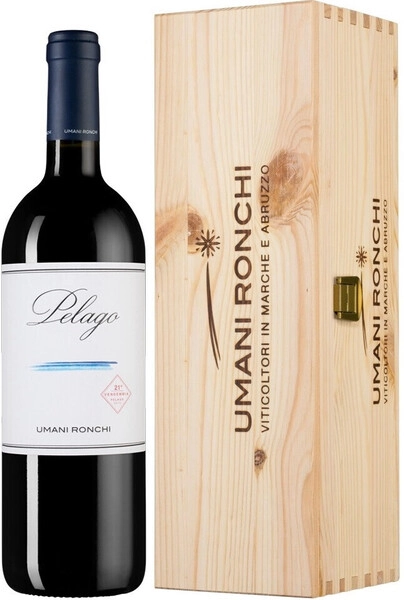 Вино Pelago, Marche Rosso IGT, 2020, wooden box