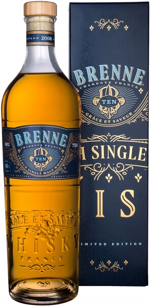 Виски Brenne French Single Malt 10 Years Old, gift box, 0.7 л