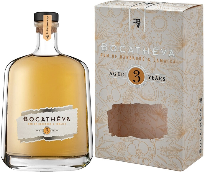 Ром Bocatheva Barbados & Jamaica 3 Years Old, gift box, 0.7 л