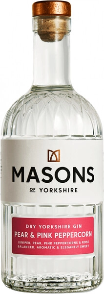 Джин Masons of Yorkshire Pear & Pink Peppercorn, 0.7 л