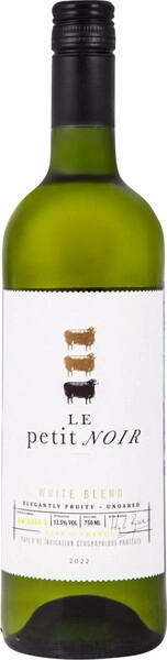 Вино "Le petit Noir" White Blend, Pays d'Oc IGP, 2022