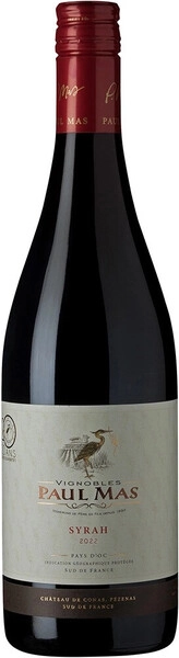 Вино Paul Mas Syrah, Pays d'Oc IGP, 2022