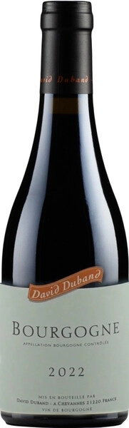 Вино David Duband, Bourgogne AOC Pinot Noir, 2022, 375 мл