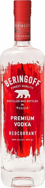 Водка Beringoff Redcurrant, 0.5 л
