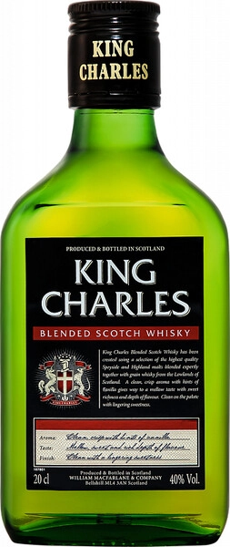 Виски King Charles Blended, 200 мл