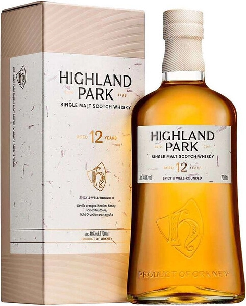Виски Highland Park, "Spicy & Well-Rounded" 12 Years Old, gift box, 0.7 л