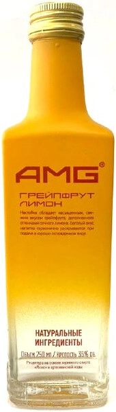 Ликер "АМГ" Грейпфрут с лимоном, настойка полусладкая, 250 мл