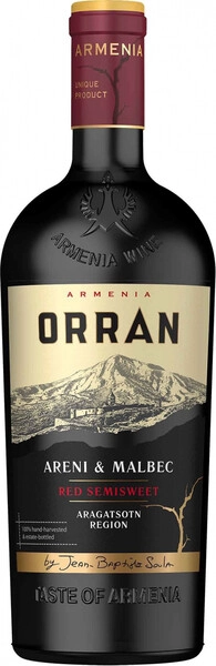 Вино Orran Areni & Malbec Semisweet