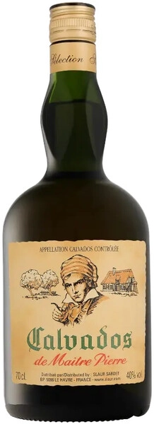 Кальвадос Calvados de Maitre Pierre AOC, 0.7 л