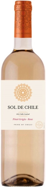 Вино Sol de Chile Pinot Grigio Rose, Valle Central DO, 2022