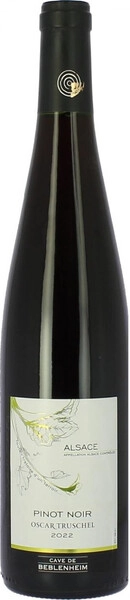 Вино Cave de Beblenheim, Oscar Truschel Pinot Noir, Alsace AOC, 2022