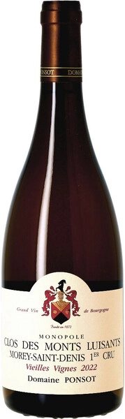 Вино Domaine Ponsot, Morey-Saint-Denis Premier Cru Clos des Monts Luisants Vieilles Vignes AOC, 2022