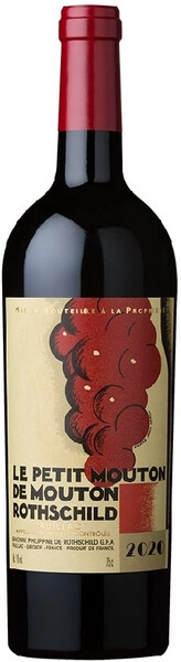 Вино Le Petit Mouton de Mouton Rothschild, Pauillac AOC, 2020