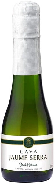 Игристое вино Jaume Serra, Brut Nature, Cava DO, 200 мл