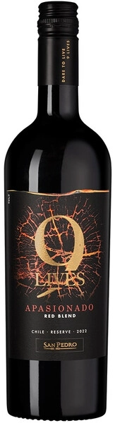 Вино Gato Negro, 9 Lives Apasionado Reserve, 2022