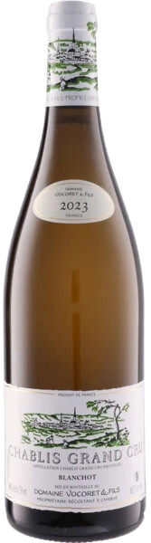Вино Domaine Vocoret & Fils, Chablis Grand Cru Blanchot, 2023, 1.5 л
