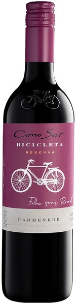 Вино Cono Sur, Bicicleta Carmenere, Rapel Valley DO, 2022