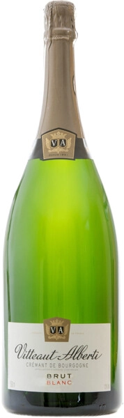 Игристое вино Vitteaut-Alberti, Cremant de Bourgogne AOC Blanc Brut, 1.5 л