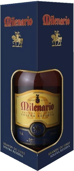 Бренди Luis Caballero, Milenario Solera Reserva, gift box, 0.7 л